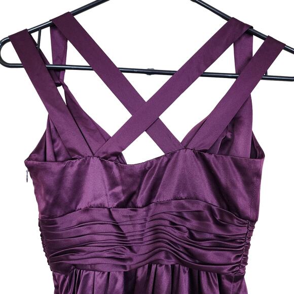 NWT Silk Arden B. Burgundy Merlot Dress - Picture 6 of 6